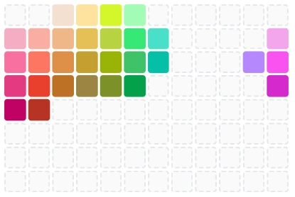 Color grid showing seasonal palette classification