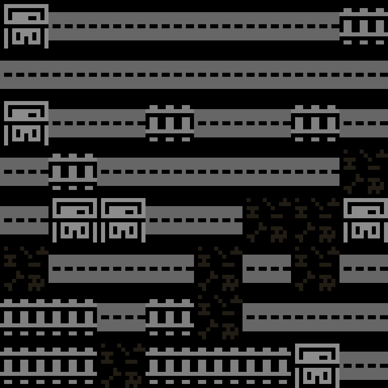 Batched, with version 1’s code, cyberpunk block, clustered order, 8 by 8 cells.