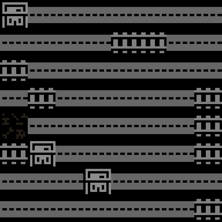 Batched, with version 1’s code, cyberpunk block, spiral order, 8 by 8 cells.