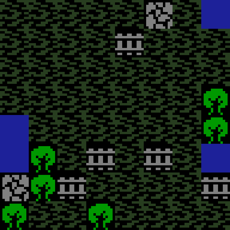 Batched, with version 1’s code, jungle temple, clustered order, 8 by 8 cells.
