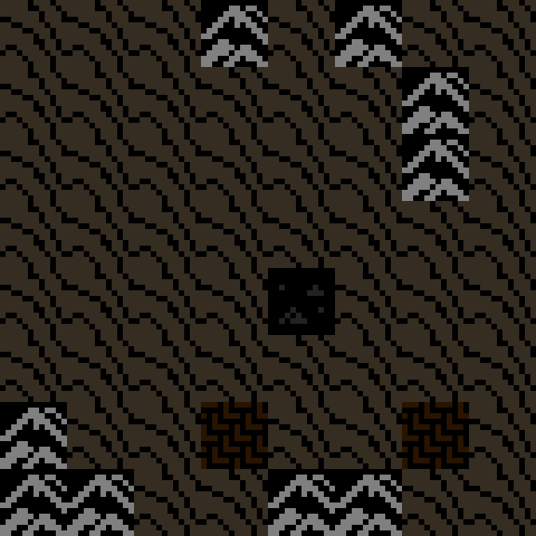 Batched, with version 1’s code, desert outpost, branching order, 8 by 8 cells.