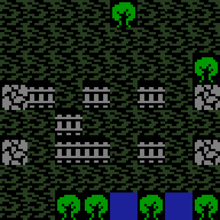 Batched, with version 1’s code, jungle temple, clustered order, 8 by 8 cells.