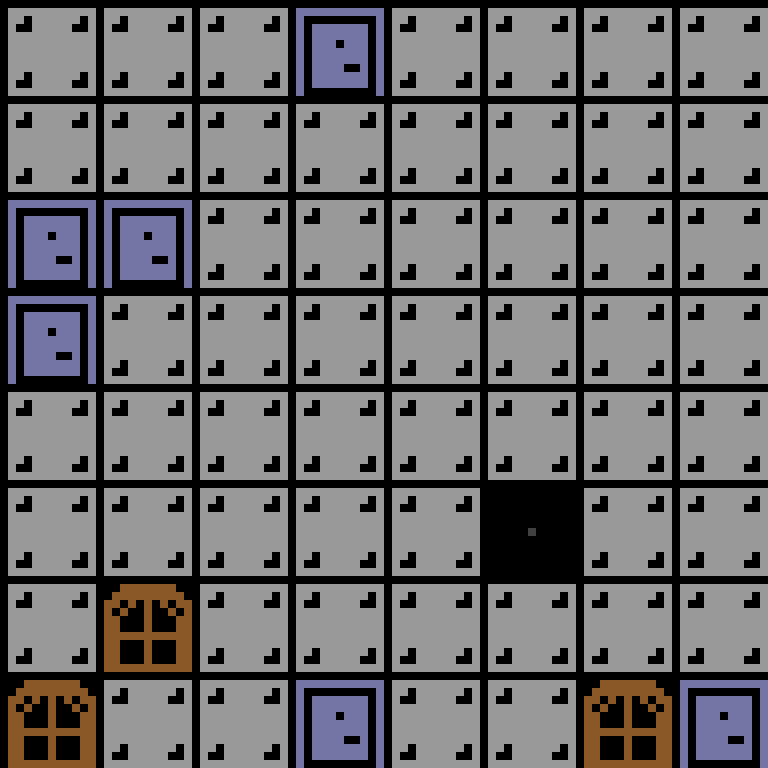 Batched, with version 1’s code, space station, frontier order, 8 by 8 cells.