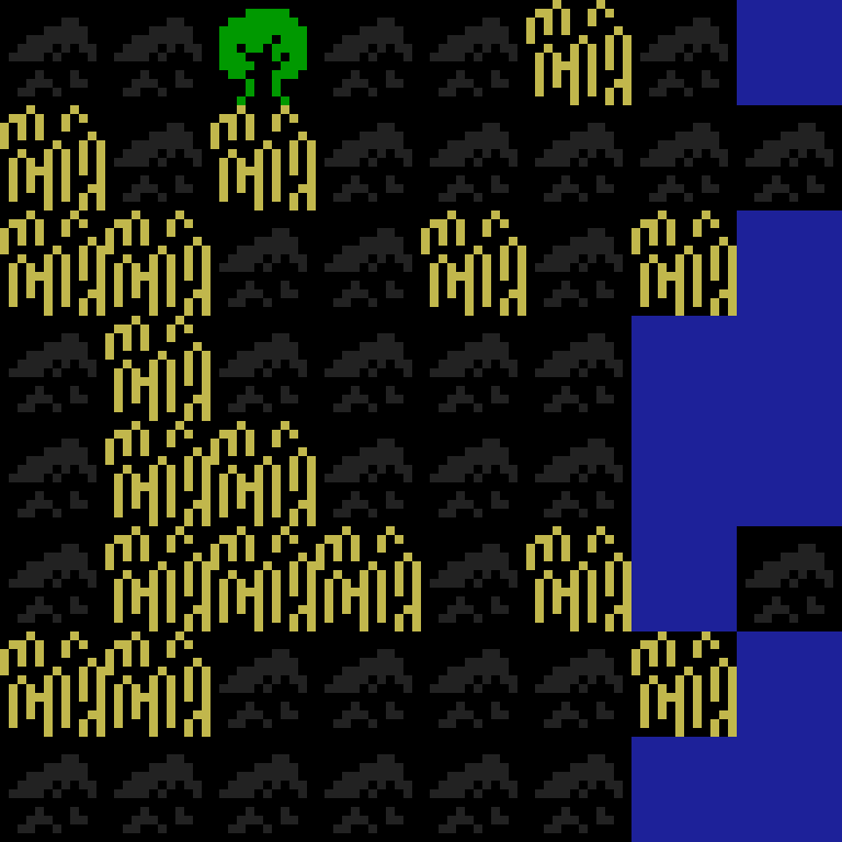 Batched, with version 1’s code, medieval village, spiral order, 8 by 8 cells.