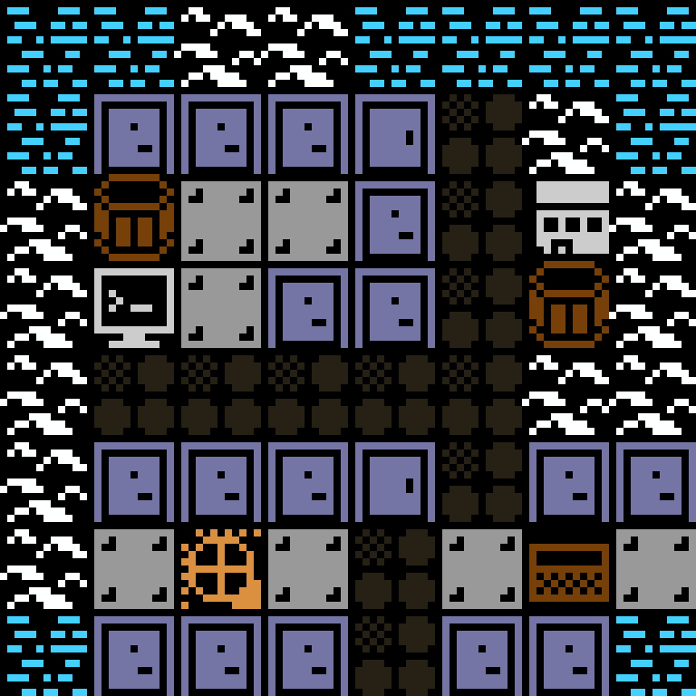 LLM, with version 1’s code, arctic base, frontier order, 8 by 8 cells.