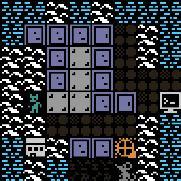 LLM, with version 1’s code, arctic base, random order, 8 by 8 cells.