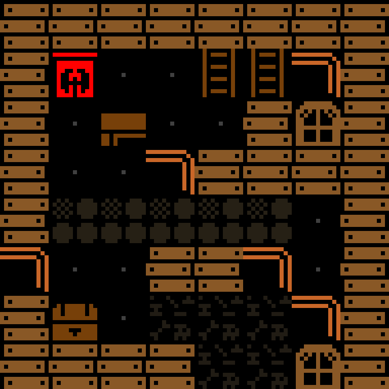 LLM, with version 1’s code, haunted mansion, random order, 8 by 8 cells.