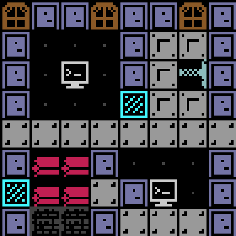 LLM, with version 1’s code, space station, spiral order, 8 by 8 cells.