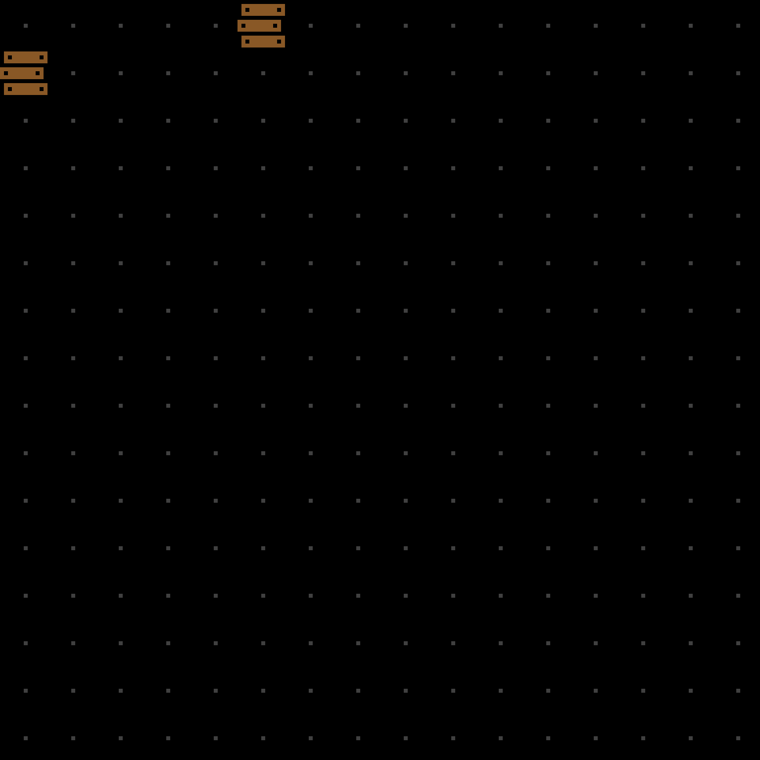 Cell by cell, version 1, haunted mansion, clustered order, 16 by 16 cells.