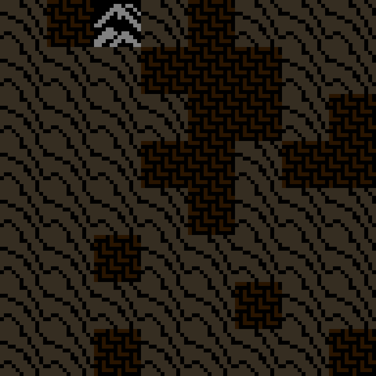 Cell by cell, version 1, desert outpost, frontier order, 8 by 8 cells.