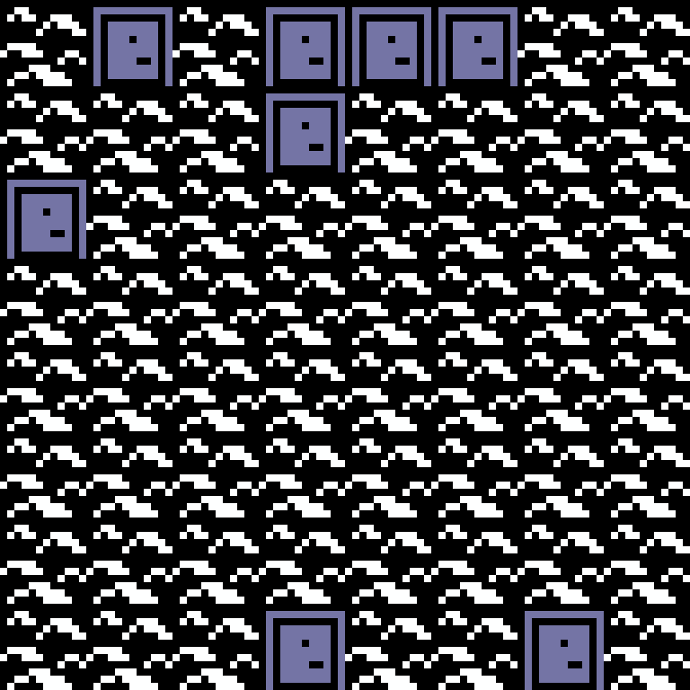 Cell by cell, version 1, arctic base, clustered order, 8 by 8 cells.