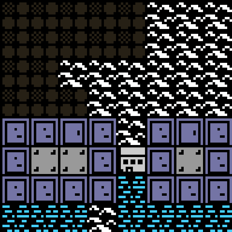 Cell by cell, version 10, arctic base, frontier order, 8 by 8 cells.