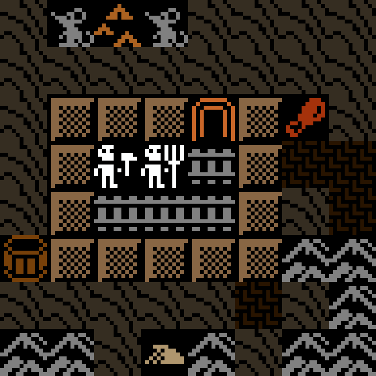Cell by cell, version 10, desert outpost, frontier order, 8 by 8 cells.