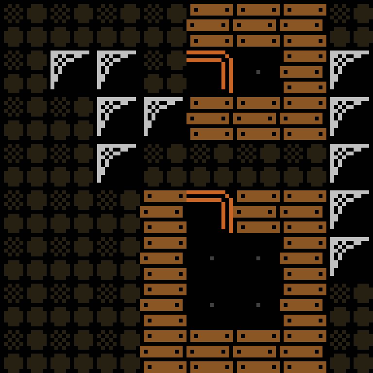 Batched, with version 11’s code, haunted mansion, spiral order, 8 by 8 cells.
