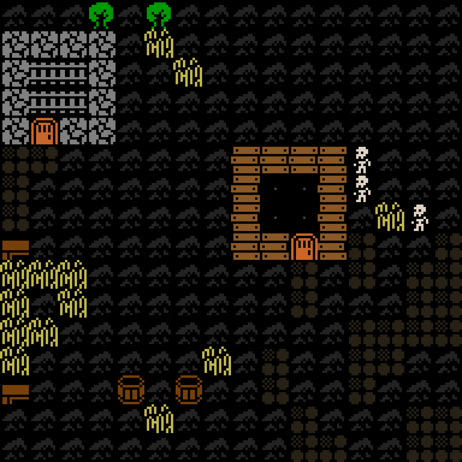 Batched, with version 11’s code, medieval village, spiral order, 16 by 16 cells.