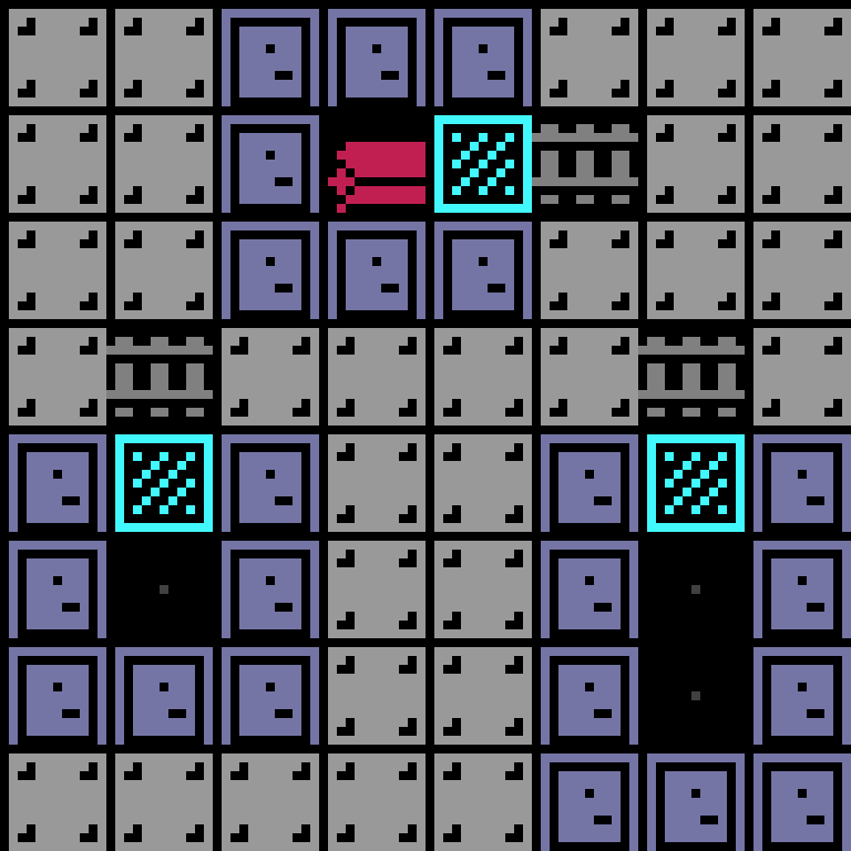 Batched, with version 11’s code, space station, spiral order, 8 by 8 cells.
