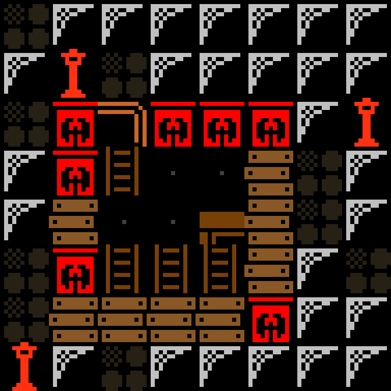 Batched, with version 11’s code, haunted mansion, frontier order, 8 by 8 cells.
