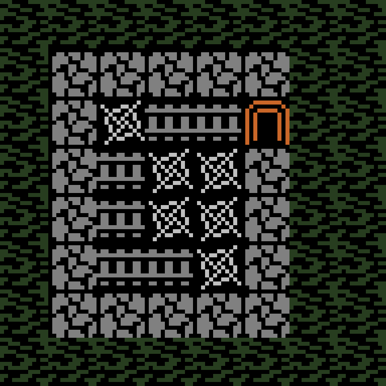 Batched, with version 11’s code, jungle temple, spiral order, 8 by 8 cells.
