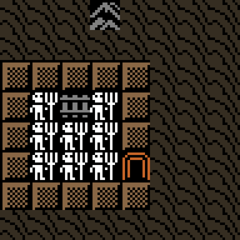 Batched, with version 11’s code, desert outpost, frontier order, 8 by 8 cells.