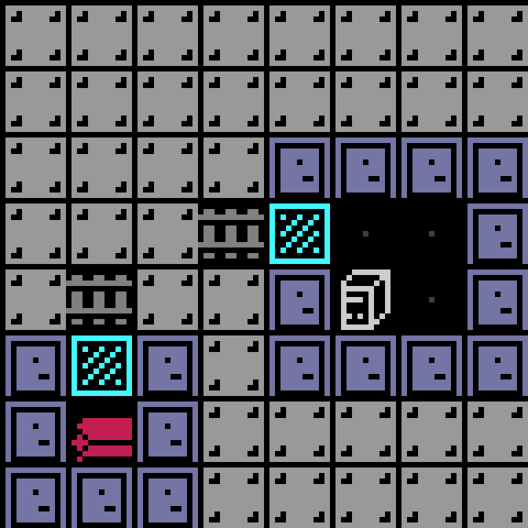 Batched, with version 11’s code, space station, spiral order, 8 by 8 cells.
