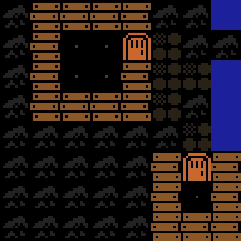 Batched, with version 11’s code, medieval village, frontier order, 8 by 8 cells.