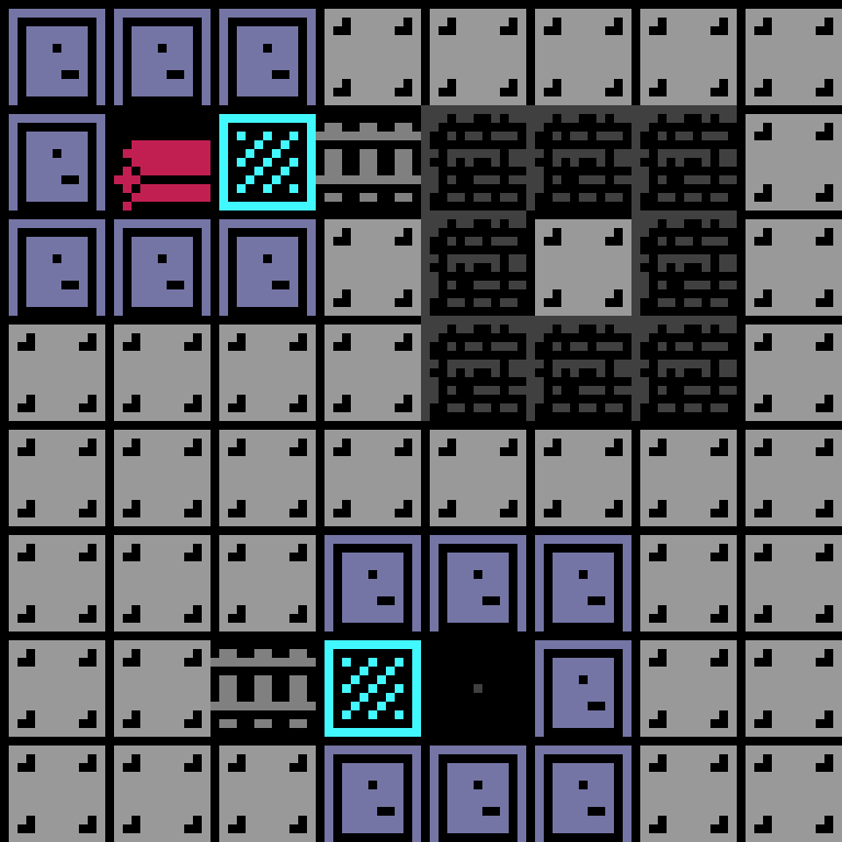 Batched, with version 11’s code, space station, frontier order, 8 by 8 cells.