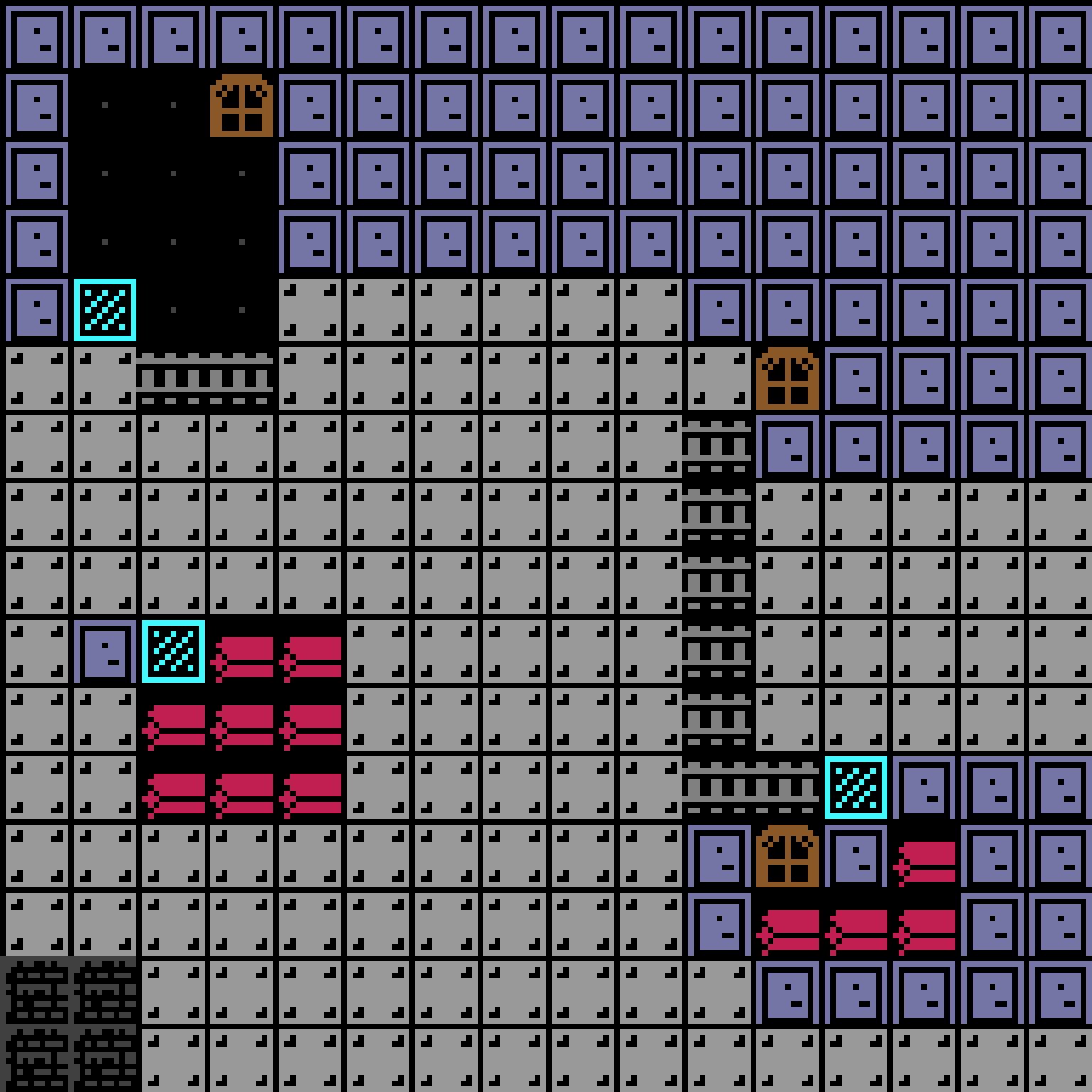 LLM, with version 11’s code, space station, frontier order, 16 by 16 cells.