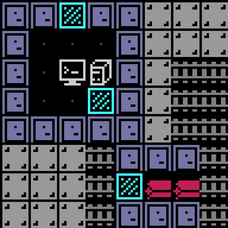 LLM, with version 11’s code, space station, branching order, 8 by 8 cells.