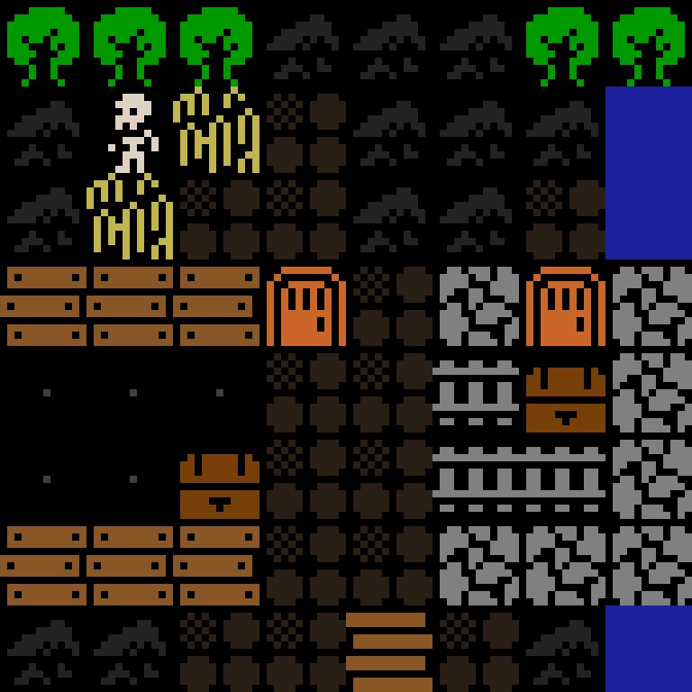 LLM, with version 11’s code, medieval village, frontier order, 8 by 8 cells.