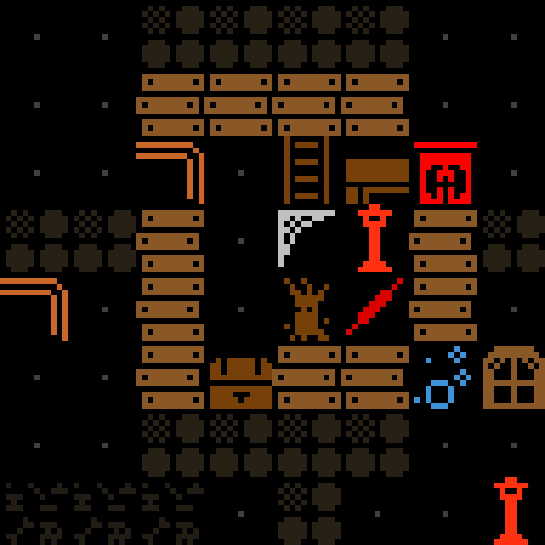 LLM, with version 11’s code, haunted mansion, random order, 8 by 8 cells.