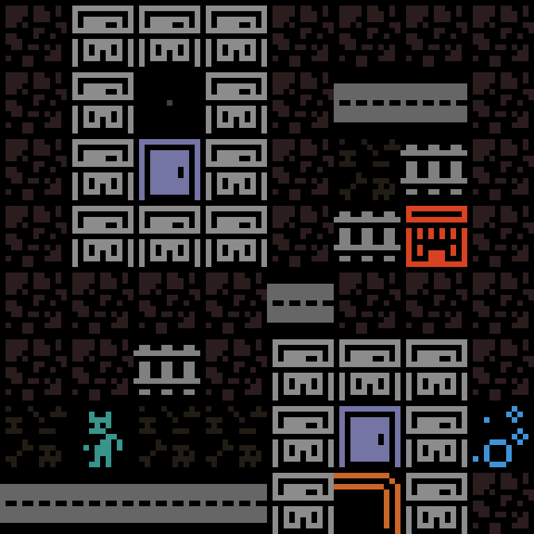 LLM, with version 11’s code, cyberpunk block, frontier order, 8 by 8 cells.