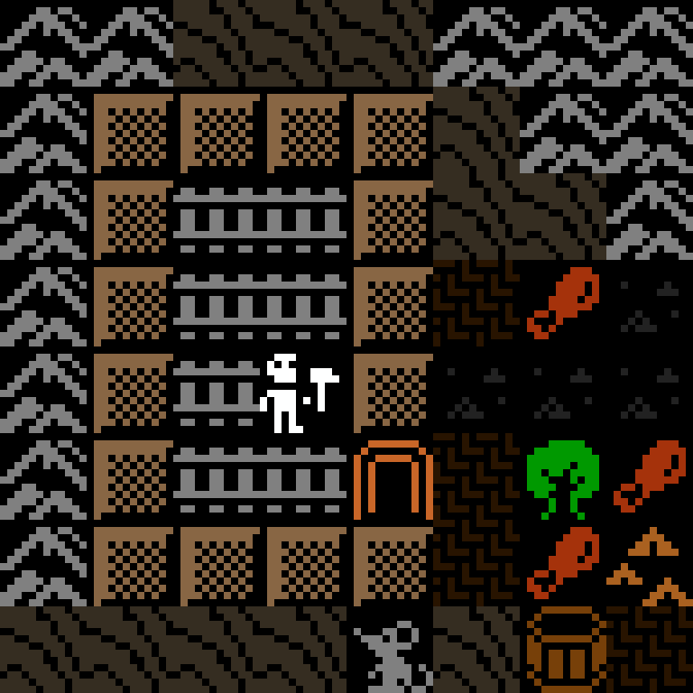 LLM, with version 11’s code, desert outpost, frontier order, 8 by 8 cells.