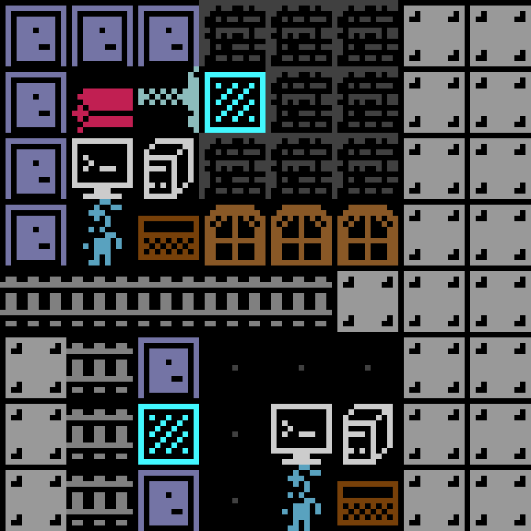 LLM, with version 11’s code, space station, frontier order, 8 by 8 cells.