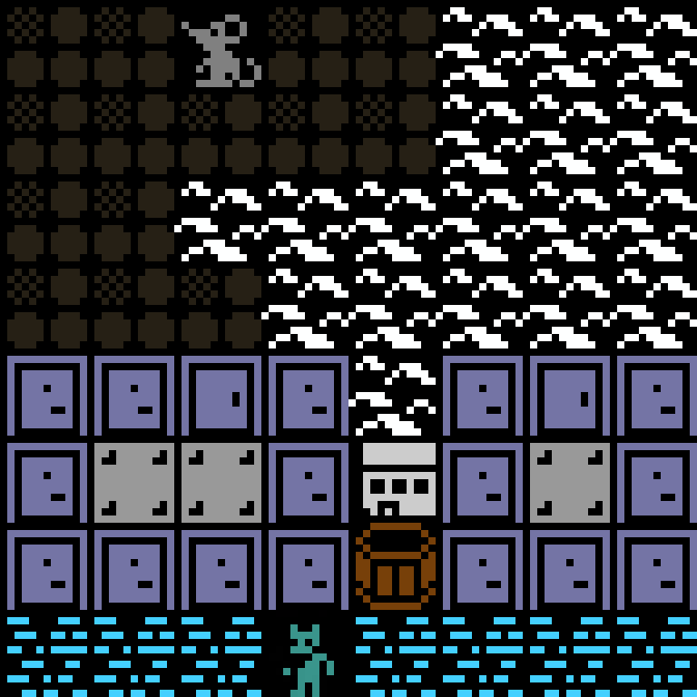 Cell by cell, version 11, arctic base, frontier order, 8 by 8 cells.