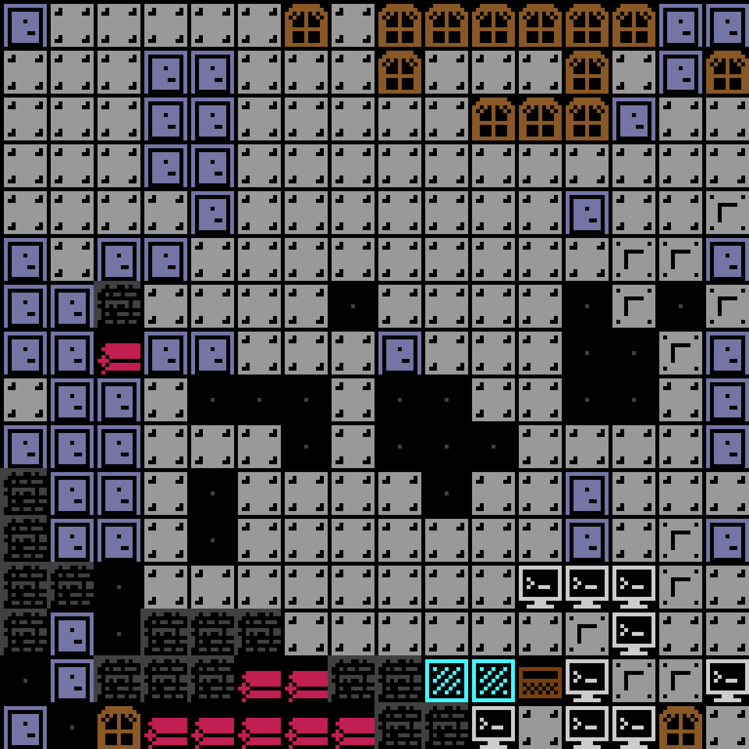 Batched, with version 4’s code, space station, frontier order, 16 by 16 cells.
