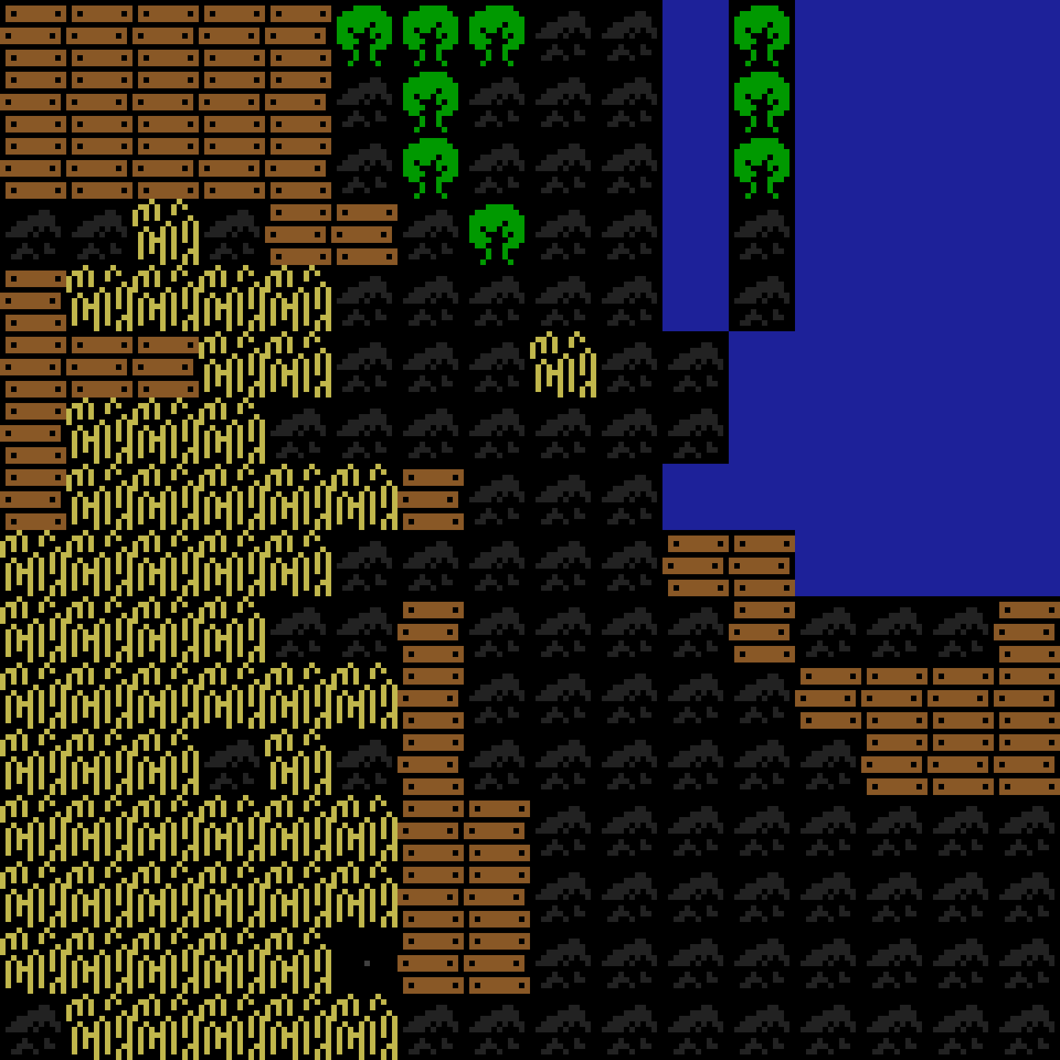 Batched, with version 4’s code, medieval village, spiral order, 16 by 16 cells.