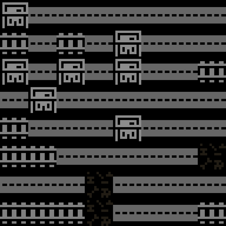 Batched, with version 4’s code, cyberpunk block, spiral order, 8 by 8 cells.