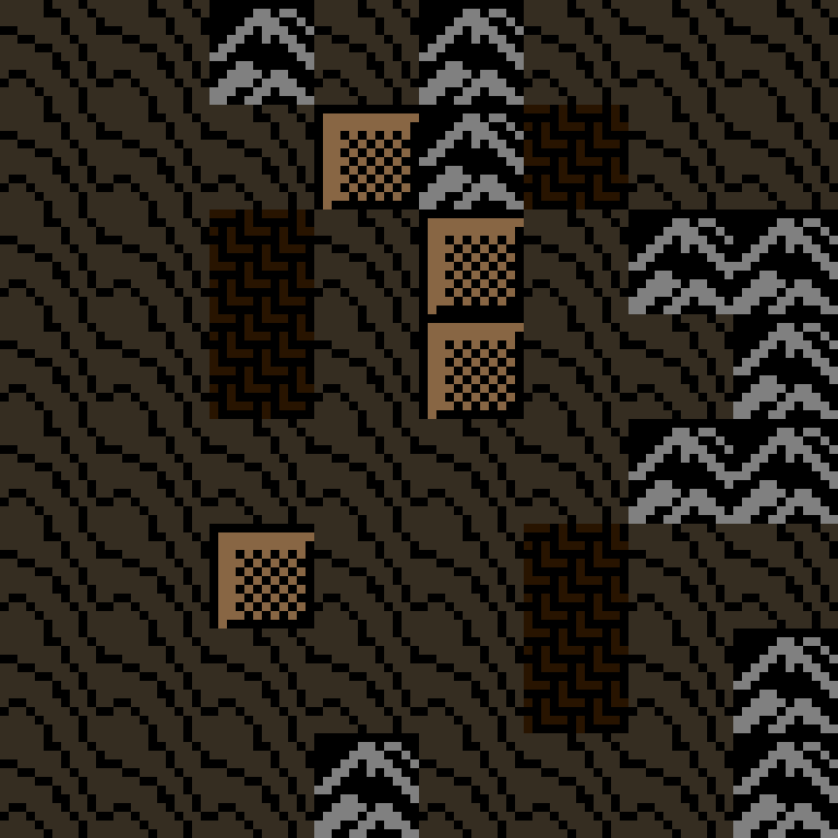 Batched, with version 4’s code, desert outpost, frontier order, 8 by 8 cells.