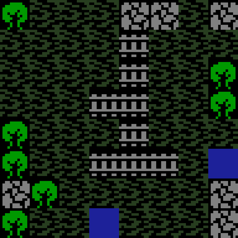 Batched, with version 4’s code, jungle temple, clustered order, 8 by 8 cells.