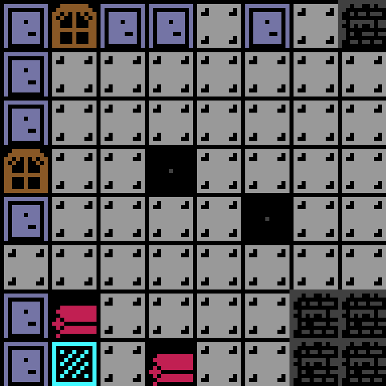 Batched, with version 4’s code, space station, spiral order, 8 by 8 cells.