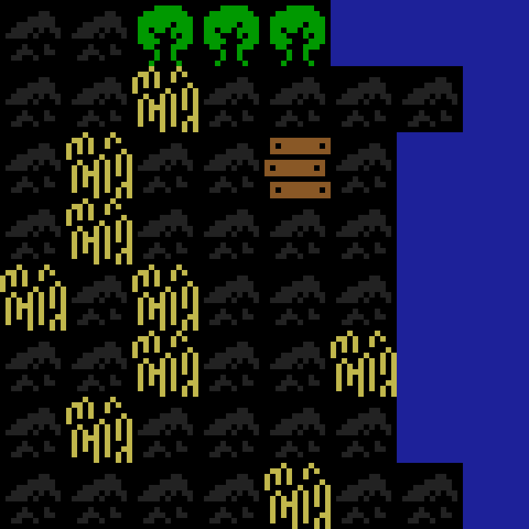 Batched, with version 4’s code, medieval village, spiral order, 8 by 8 cells.