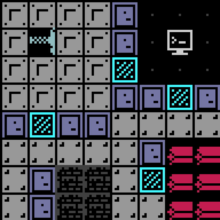 LLM, with version 4’s code, space station, frontier order, 8 by 8 cells.