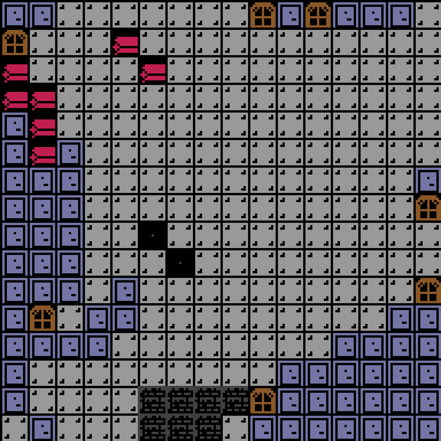 Batched, with version 7’s code, space station, frontier order, 16 by 16 cells.