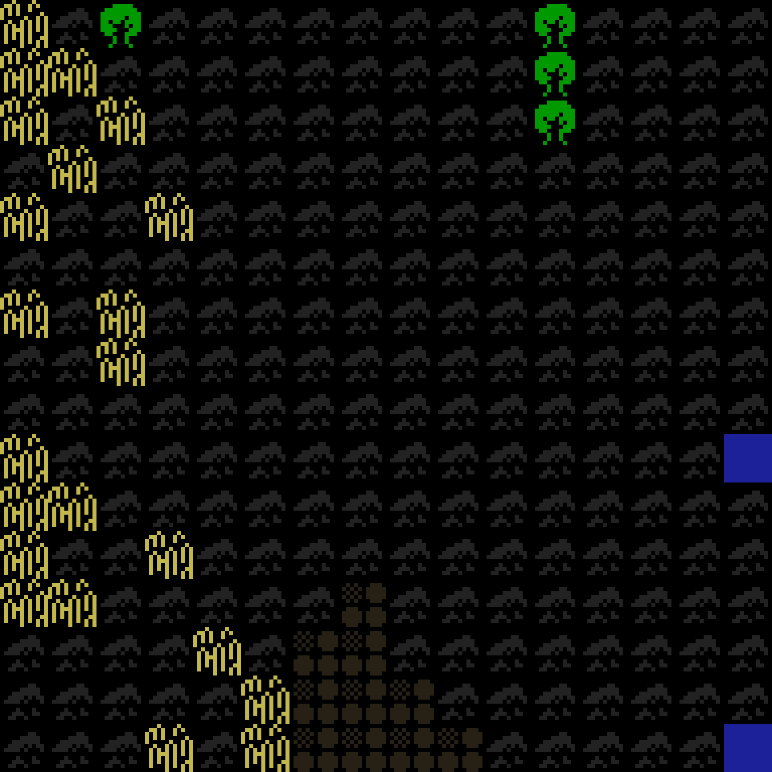 Batched, with version 7’s code, medieval village, spiral order, 16 by 16 cells.