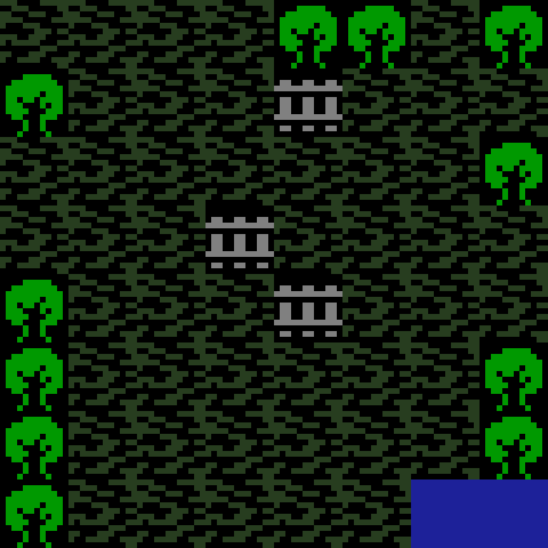 Batched, with version 7’s code, jungle temple, clustered order, 8 by 8 cells.