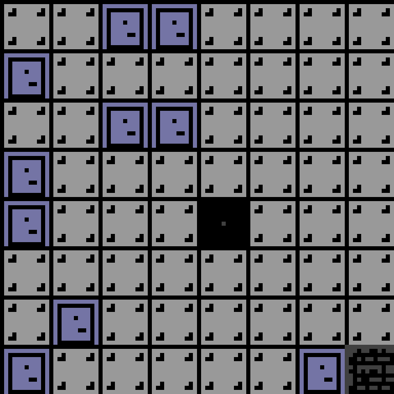 Batched, with version 7’s code, space station, random order, 8 by 8 cells.
