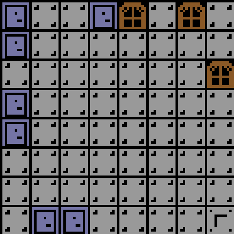 Batched, with version 7’s code, space station, spiral order, 8 by 8 cells.
