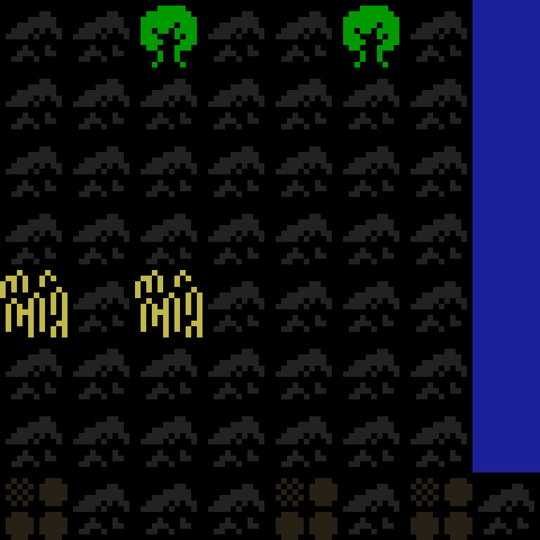 Batched, with version 7’s code, medieval village, spiral order, 8 by 8 cells.