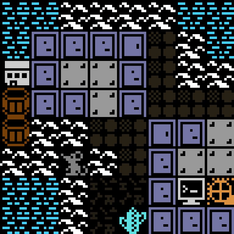 LLM, with version 7’s code, arctic base, random order, 8 by 8 cells.