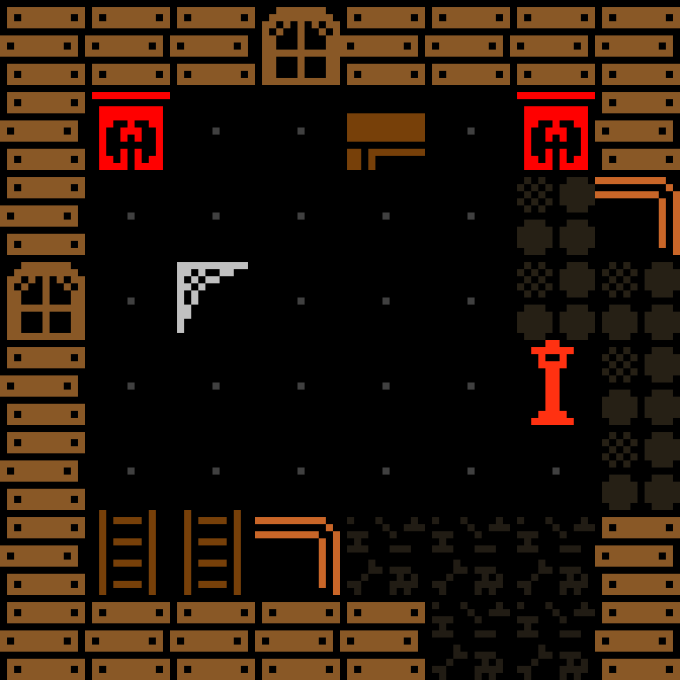 LLM, with version 7’s code, haunted mansion, random order, 8 by 8 cells.